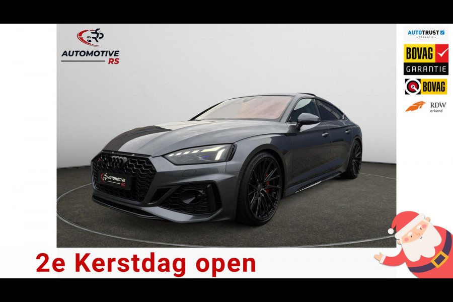 Audi A5 Sportback 2.9 TFSI RS 5 quattro B&O Pano Carbon Laser Matrix Memory Carplay Head-Up keramisch Vossen Velgen 360° camera