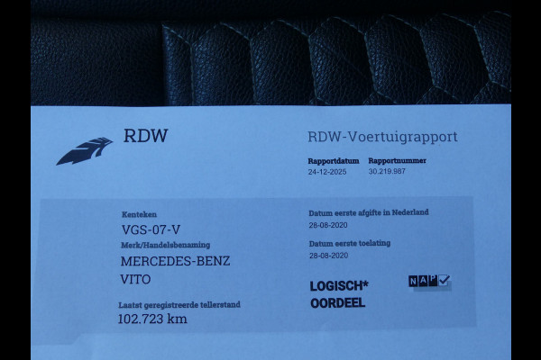 Mercedes-Benz Vito 114 CDI Lang Dubbel Cabine LED/Camera/Trekhaak