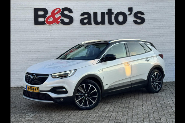 Opel Grandland X 1.6 Turbo Hybrid4 Ultimate AWD Climate Cruise Stoelverwarming/-ventilatie Navi Sensoren+camera Apple / Android