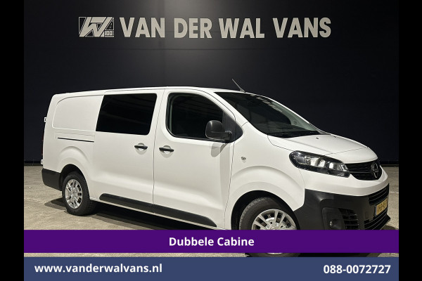 Opel Vivaro 2.0 CDTI 123pk L3H1 Dubbele cabine Euro6 Airco | 6-Zits | Camera | Navigatie | Apple Carplay Android Auto, Cruisecontrol, Trekhaak, Parkeersensoren