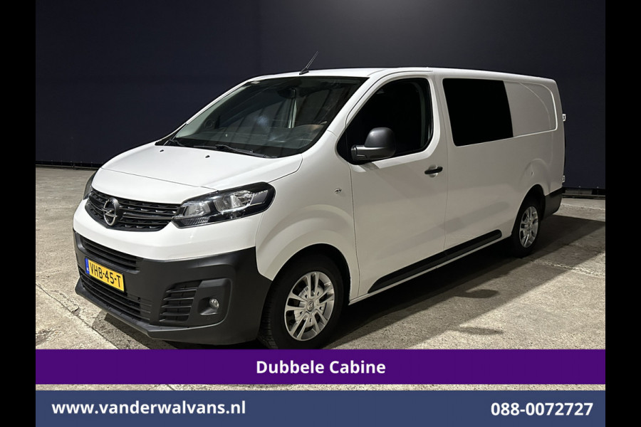 Opel Vivaro 2.0 CDTI 123pk L3H1 Dubbele cabine Euro6 Airco | 6-Zits | Camera | Navigatie | Apple Carplay Android Auto, Cruisecontrol, Trekhaak, Parkeersensoren