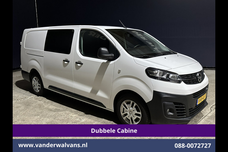 Opel Vivaro 2.0 CDTI 123pk L3H1 Dubbele cabine Euro6 Airco | 6-Zits | Camera | Navigatie | Apple Carplay Android Auto, Cruisecontrol, Trekhaak, Parkeersensoren