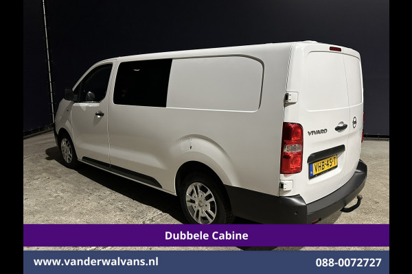 Opel Vivaro 2.0 CDTI 123pk L3H1 Dubbele cabine Euro6 Airco | 6-Zits | Camera | Navigatie | Apple Carplay Android Auto, Cruisecontrol, Trekhaak, Parkeersensoren