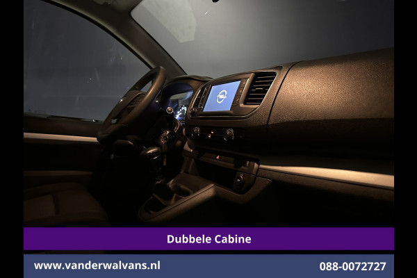 Opel Vivaro 2.0 CDTI 123pk L3H1 Dubbele cabine Euro6 Airco | 6-Zits | Camera | Navigatie | Apple Carplay Android Auto, Cruisecontrol, Trekhaak, Parkeersensoren