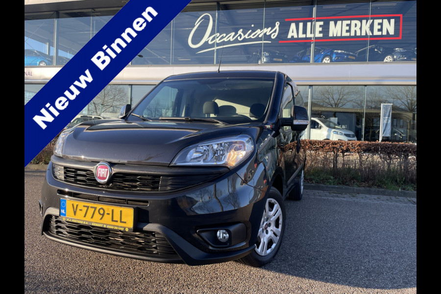 Fiat Doblò Cargo 1.6 MJ L1H1 SX Airco - Bluetooth - Parkeersensoren achter - Radio - Tussenschot volledig - Zijschuifdeur rechts - Stuur multifunctioneel - Mistlampen voor - Elektrische ramen voor