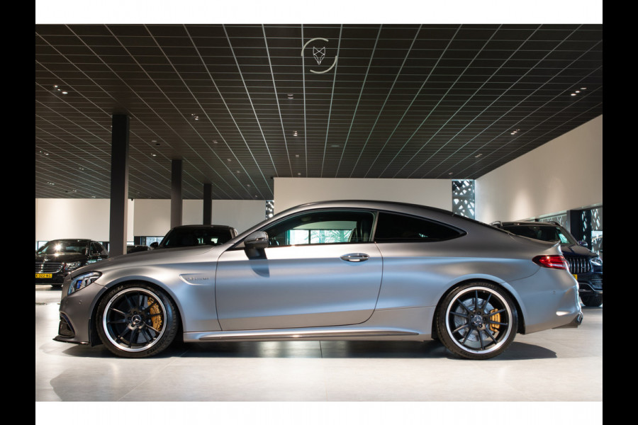 Mercedes-Benz C-Klasse Coupé AMG 63 S Ceramic|Matte lak|Aerodynamica|Full Carbon|Performance stoelen|Burmester|BTW
