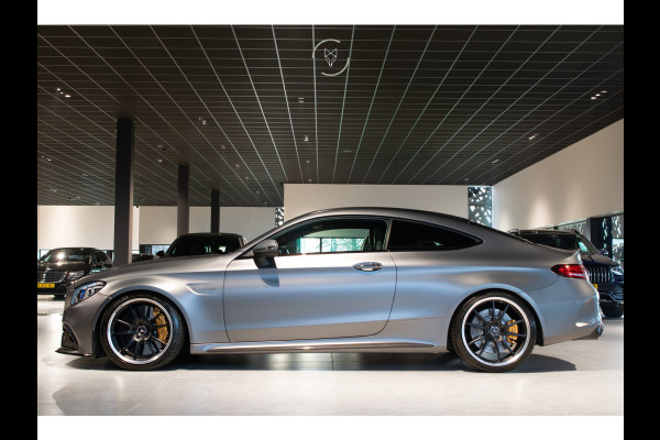 Mercedes-Benz C-Klasse Coupé AMG 63 S Ceramic|Matte lak|Aerodynamica|Full Carbon|Performance stoelen|Burmester|BTW