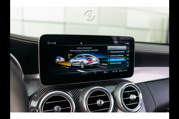 Mercedes-Benz C-Klasse Coupé AMG 63 S Ceramic|Matte lak|Aerodynamica|Full Carbon|Performance stoelen|Burmester|BTW