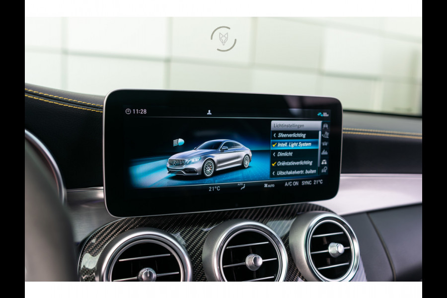 Mercedes-Benz C-Klasse Coupé AMG 63 S Ceramic|Matte lak|Aerodynamica|Full Carbon|Performance stoelen|Burmester|BTW