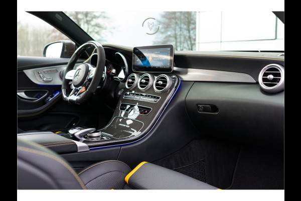 Mercedes-Benz C-Klasse Coupé AMG 63 S Ceramic|Matte lak|Aerodynamica|Full Carbon|Performance stoelen|Burmester|BTW