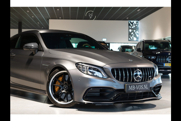 Mercedes-Benz C-Klasse Coupé AMG 63 S Ceramic|Matte lak|Aerodynamica|Full Carbon|Performance stoelen|Burmester|BTW