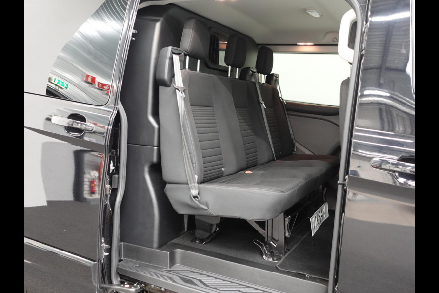 Ford Transit Custom 130pk Automaat L2H1 Limited Raptor Edition Dubbele Cabine | 2x Schuifdeur | Navigatie | Airco | Cruise control | Trekhaak | Parkeersensoren