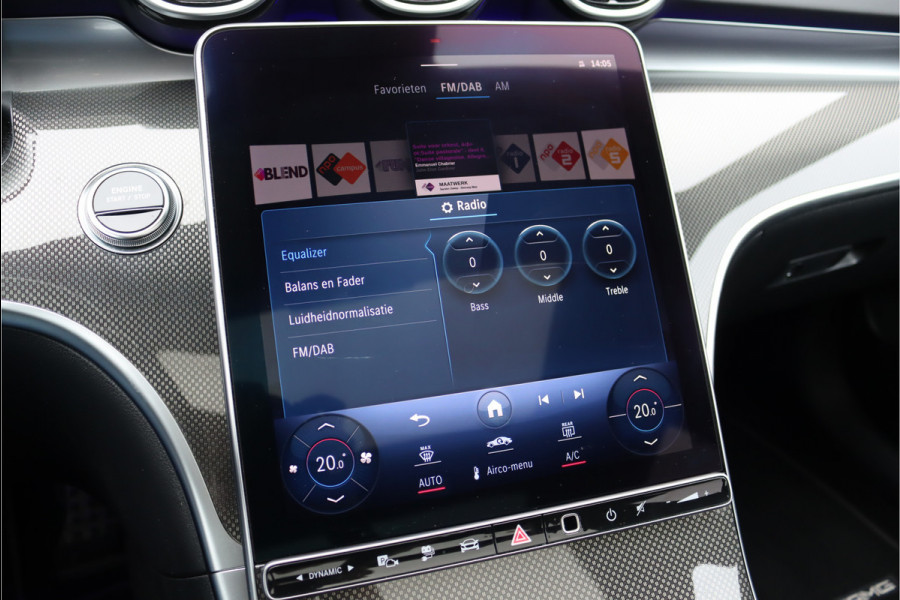 Mercedes-Benz C-Klasse Estate 300 e AMG Line Aut9 | Distronic | Trekhaak | Panoramadak | Verwarmd Stuurwiel | Keyless Go | Surround Camera | High Perf. LED |