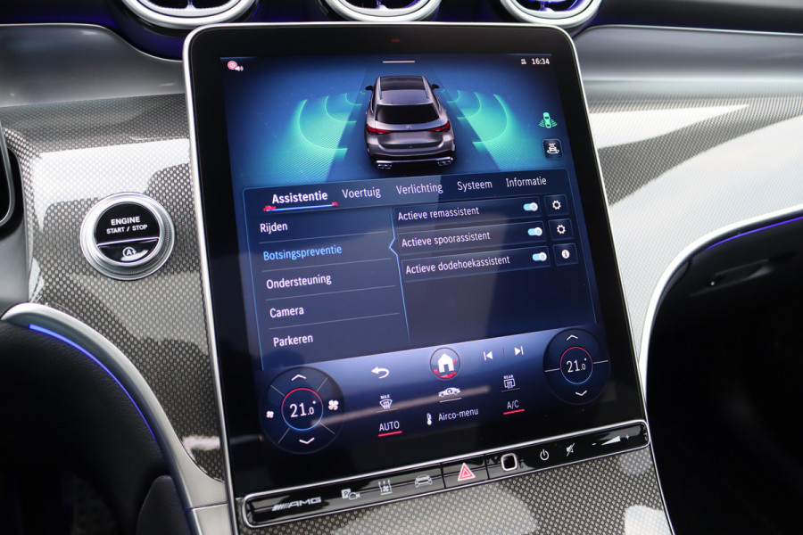 Mercedes-Benz GLC AMG 43 4MATIC+ Premium Aut9 | AMG Drive Unit | Distronic+ | Trekhaak | Memory | Digital Light | Panoramadak | Standkachel | Keyless Go | Surround Camera | Stoelverwarming Achter |