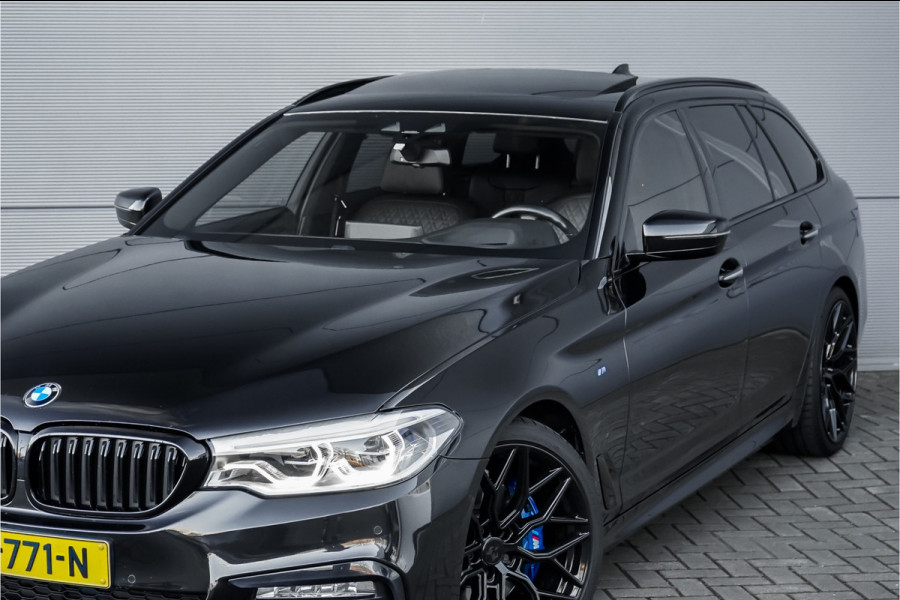 BMW 5 Serie Touring 530i High Ex M-Sport Pano HUD Camera Memory Seats