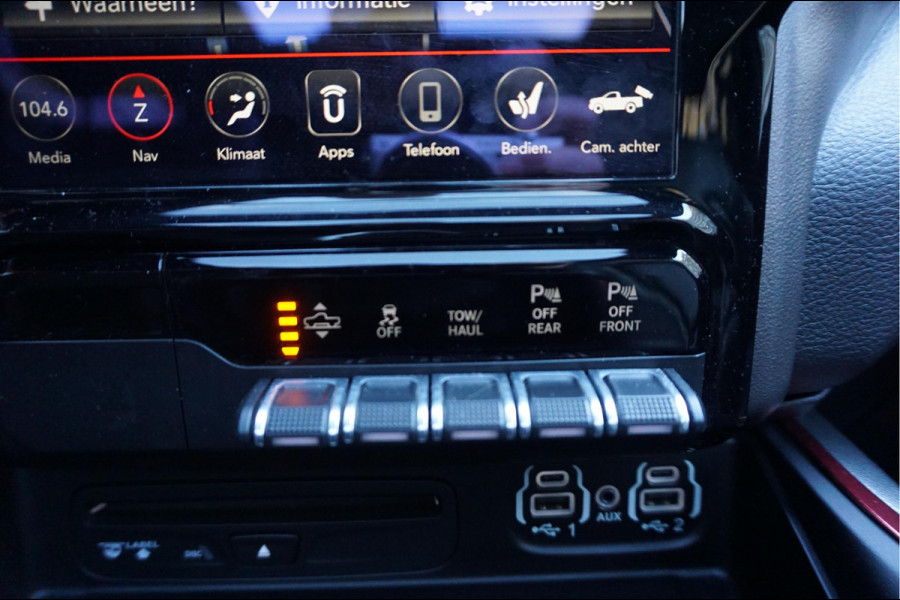 Dodge Ram 1500 5.7 V8 4x4 Crew Cab Rebel Sport Off-Road | Black Line | Luchtvering | Panoramadak | Groot Navi | Apple CarPlay | Keyless | 20inch | Harman Kardon | Full LED | LPG onderbouw | excl BTW