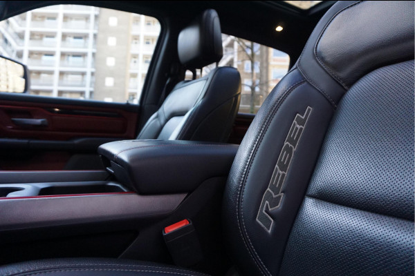 Dodge Ram 1500 5.7 V8 4x4 Crew Cab Rebel Sport Off-Road | Black Line | Luchtvering | Panoramadak | Groot Navi | Apple CarPlay | Keyless | 20inch | Harman Kardon | Full LED | LPG onderbouw | excl BTW