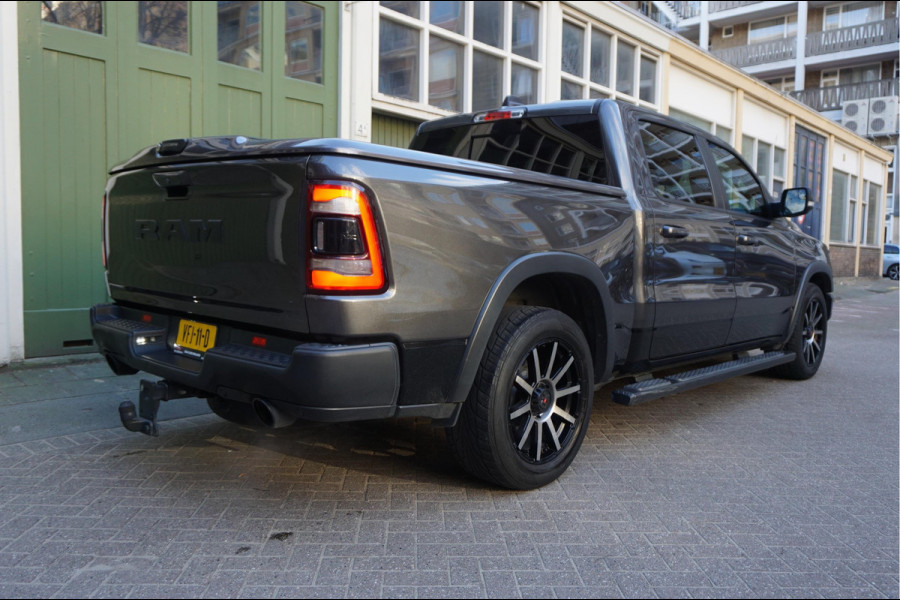 Dodge Ram 1500 5.7 V8 4x4 Crew Cab Rebel Sport Off-Road | Black Line | Luchtvering | Panoramadak | Groot Navi | Apple CarPlay | Keyless | 20inch | Harman Kardon | Full LED | LPG onderbouw | excl BTW