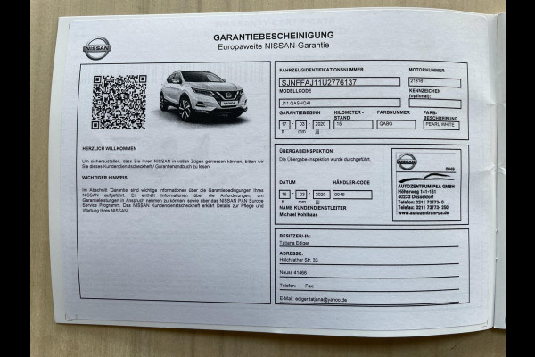 Nissan QASHQAI 1.3 DIG-T Business Edition|AUTOMAAT|PANO|NAVI|360 CAMERA|CLIMATE, CRUISE CONTROL|STOELVERW.|PDC|LMV|HOOGZIT|