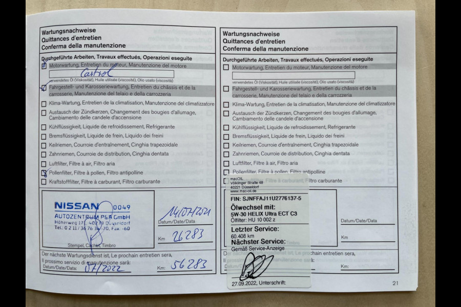 Nissan QASHQAI 1.3 DIG-T Business Edition|AUTOMAAT|PANO|NAVI|360 CAMERA|CLIMATE, CRUISE CONTROL|STOELVERW.|PDC|LMV|HOOGZIT|