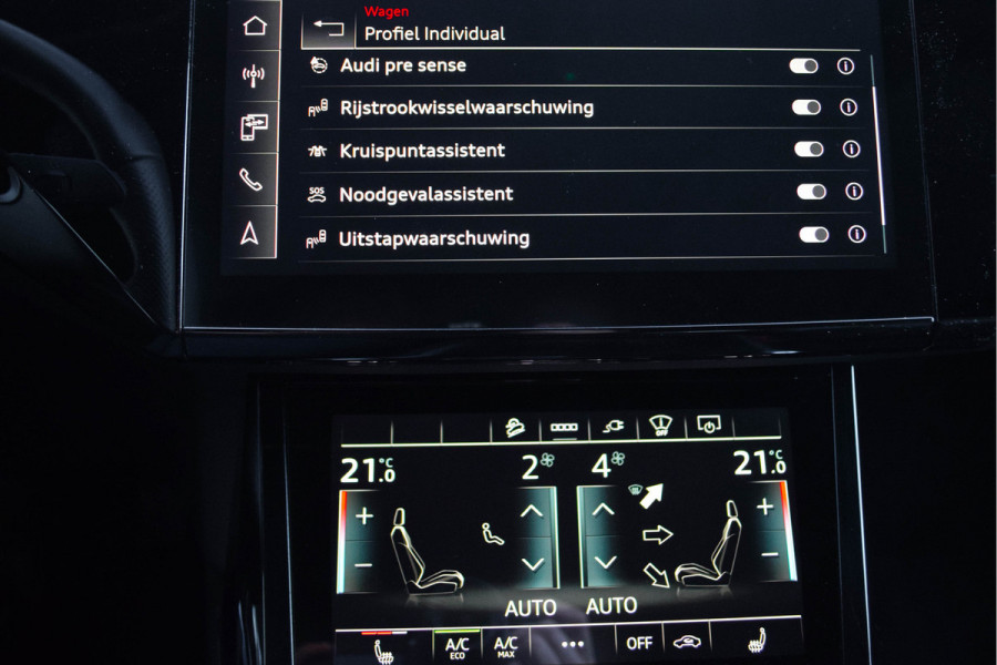 Audi e-tron S Quattro / 2x S-line/ Luchtvering/ Standkachel/ Head-Up Display/ Trekhaak/ 371kW (505PK)
