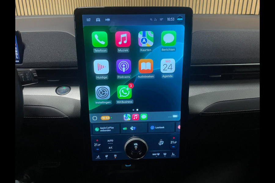Ford Mustang Mach-E Extended RWD 98 kWh|LONG RANGE|LEDER|B&O AUDIO|ACC|CAMERA|CARPLAY|STOEL-, STUURVERW|NL-AUTO|1e EIG.|INCL. BTW|