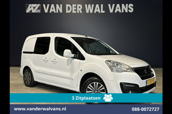 Peugeot Partner 1.6 BlueHDi L1H1 Euro6 Airco | 3-Zits | Navigatie | Apple Carplay | Cruisecontrol Parkeersensoren, zijdeur, bijrijdersbank