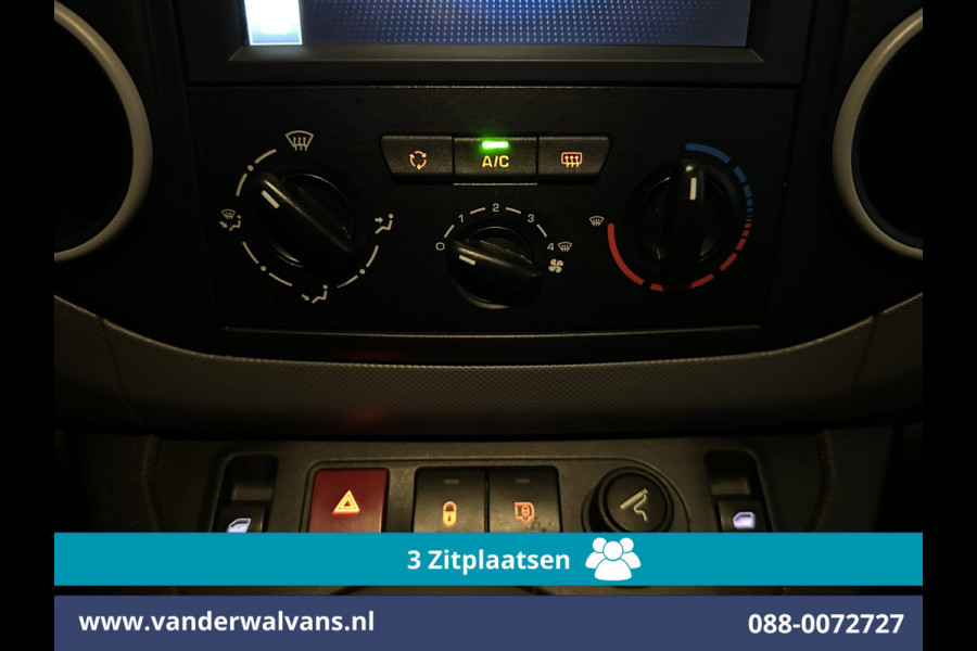 Peugeot Partner 1.6 BlueHDi L1H1 Euro6 Airco | 3-Zits | Navigatie | Apple Carplay | Cruisecontrol Parkeersensoren, zijdeur, bijrijdersbank