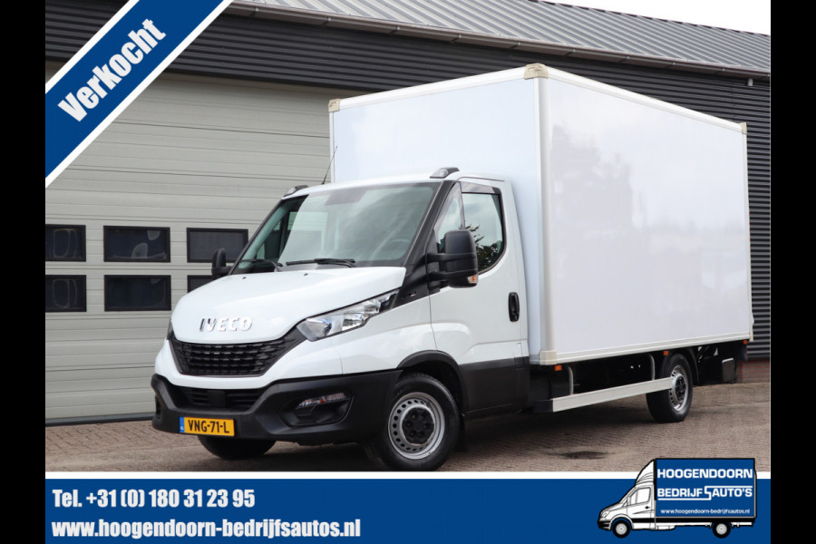 Iveco Daily 35S14 - 136pk Euro 6 Bakwagen - Dhollandia Klep + Zijdeur - Airco - Camera
