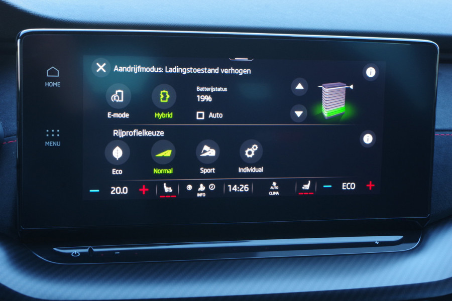 Škoda Octavia Combi 1.4 TSI RS 245 PK iV PHEV BNS, Winterpakket, 4 x Stoelverwarming, Camera