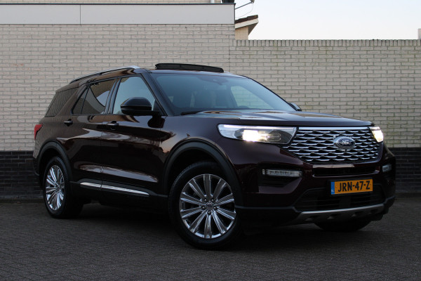 Ford Explorer 3.0 V6 EcoBoost PHEV Platinum | Panoramadak | Leder | Massage | B&O