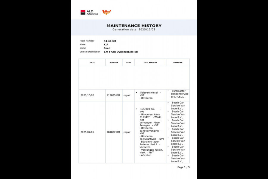 Kia Ceed 1.0 T-GDi DynamicLine|120PK|TREKHAAK|CARPLAY/ANDROID AUTO|CAMERA|CRUISE,CLIMATE CONTROL|PDC|1E EIG.|INCL.BTW|NL-AUTO|NAP|