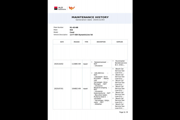 Kia Ceed 1.0 T-GDi DynamicLine|120PK|TREKHAAK|CARPLAY/ANDROID AUTO|CAMERA|CRUISE,CLIMATE CONTROL|PDC|1E EIG.|INCL.BTW|NL-AUTO|NAP|