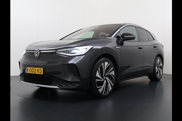 Volkswagen ID.4 Max 77kWh SOH 90% Warmtepomp Ergo Comfort Stoelen Trekhaak 360°Camera Panoramadak Adap.Cruise Navi Ecc Apple Carplay Android Aut Memory Stoel+Stuurverwarming Lmv 21" DAB Elek.Stoelen+Achterklep Voorruitverwarming Matrix Led Origineel Nederlandse Super Compleet! Auto Nieuwprijs  €57.932,-