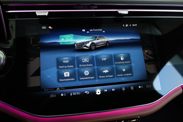 Mercedes-Benz E-Klasse 450 4MATIC AMG Line NIGHT/ACHTERAS.B/HUD/SOFT/PANO/LEER+VERKOELING/360/ACC/ECC/FABRIEKSGARANTIE!