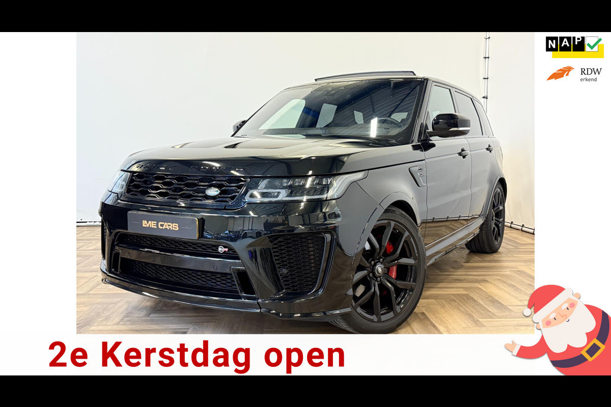 Land Rover Range Rover Sport 5.0 V8 SC SVR|PANO|576PK|VOL|INRUIL MOGELIJK