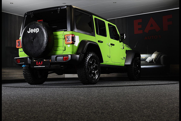 Jeep Wrangler Unlimited 4xe 380 RUBICON / 360 Camera / Leder / Acc / Dode Hoek / Cognac Leder / Navi / Led / Pdc / 17 Inch