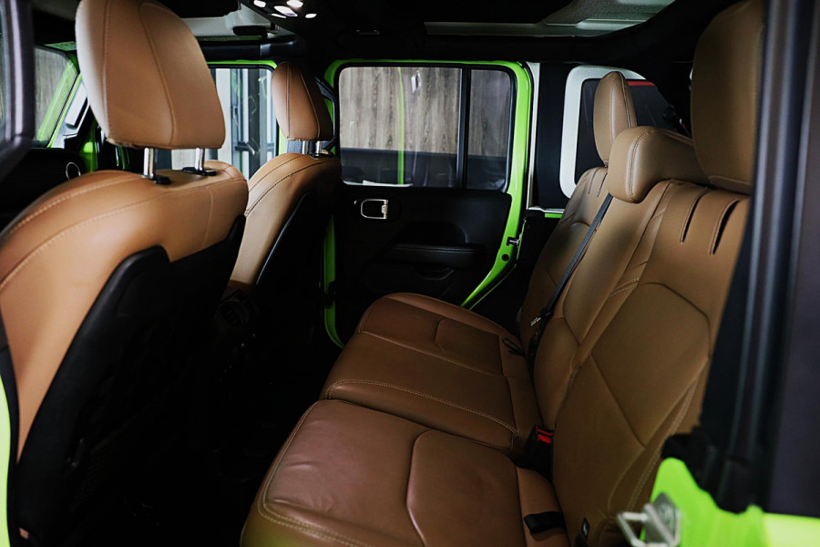 Jeep Wrangler Unlimited 4xe 380 RUBICON / 360 Camera / Leder / Acc / Dode Hoek / Cognac Leder / Navi / Led / Pdc / 17 Inch