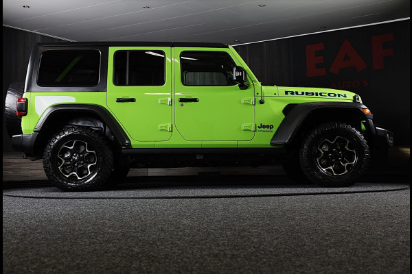 Jeep Wrangler Unlimited 4xe 380 RUBICON / 360 Camera / Leder / Acc / Dode Hoek / Cognac Leder / Navi / Led / Pdc / 17 Inch