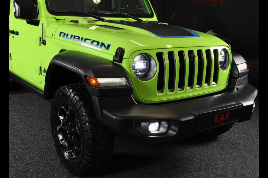 Jeep Wrangler Unlimited 4xe 380 RUBICON / 360 Camera / Leder / Acc / Dode Hoek / Cognac Leder / Navi / Led / Pdc / 17 Inch