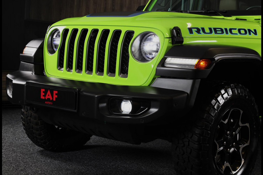Jeep Wrangler Unlimited 4xe 380 RUBICON / 360 Camera / Leder / Acc / Dode Hoek / Cognac Leder / Navi / Led / Pdc / 17 Inch