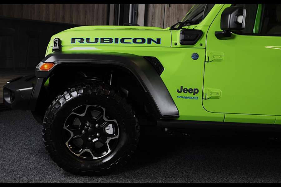 Jeep Wrangler Unlimited 4xe 380 RUBICON / 360 Camera / Leder / Acc / Dode Hoek / Cognac Leder / Navi / Led / Pdc / 17 Inch