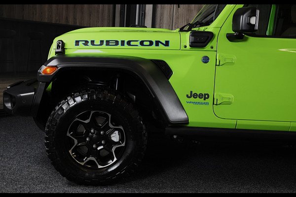 Jeep Wrangler Unlimited 4xe 380 RUBICON / 360 Camera / Leder / Acc / Dode Hoek / Cognac Leder / Navi / Led / Pdc / 17 Inch