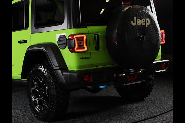 Jeep Wrangler Unlimited 4xe 380 RUBICON / 360 Camera / Leder / Acc / Dode Hoek / Cognac Leder / Navi / Led / Pdc / 17 Inch