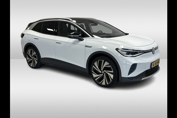 Volkswagen ID.4 Max 77 kWh 73.418 km! / Full option! / Panoramadak / Camera / Head-up / Keyless / 21'' / ACC / Dodehoek / Elektr. stoelen / Massage / Navigatie / Stuurverwarming