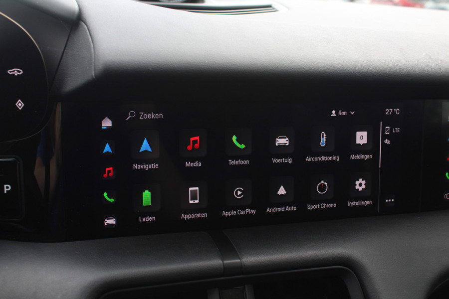 Porsche Taycan Cross Turismo 4 93 kWh / Panoramadak / Camera / Passenger Display / Luchtvering / 20'' / Leder / CarPlay / Matrix LED / Stoelverwarming / DAB / ACC