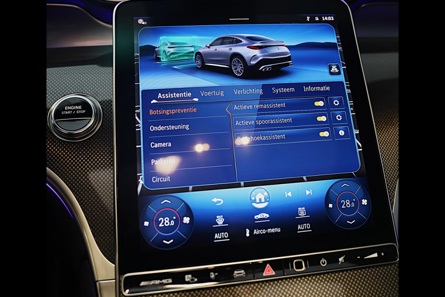 Mercedes-Benz GLC Coupé AMG 63 S E Performance Night Edition / 680 PK / Head Up / Acc / Lane Assist / Dode Hoek / 360 Camer