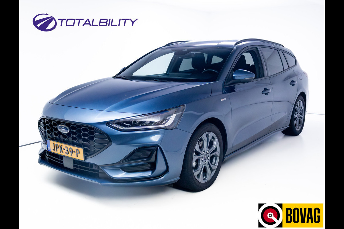 Ford FOCUS Wagon 1.0 EcoBoost Hybrid ST Line 126 PK | Stoel-, Stuur-, en voorruitverwarming | Privacy Glass | Audio Navigatie SYNC4, Cruise, Led, Lendesteun, Parkeerpilot, Parkeersensoren V+A