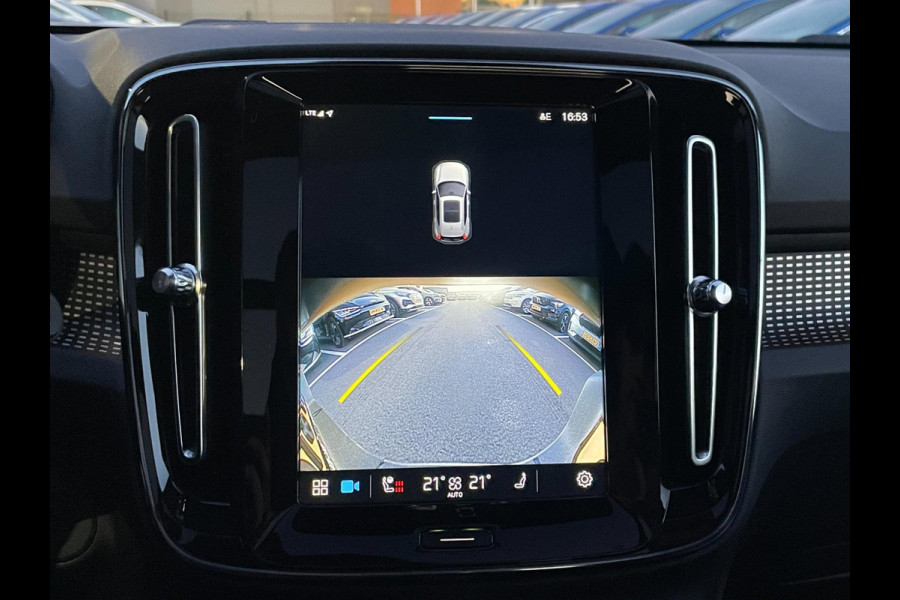 Volvo XC40 Recharge P8 AWD R-Design|90% SOH|PANO|MEMORY|1/2 LEDER|ELEK.INTR+A-KLEP|ACC|STOEL+STUURVERW|360 CAMERA|CARPLAY/ANDROID|