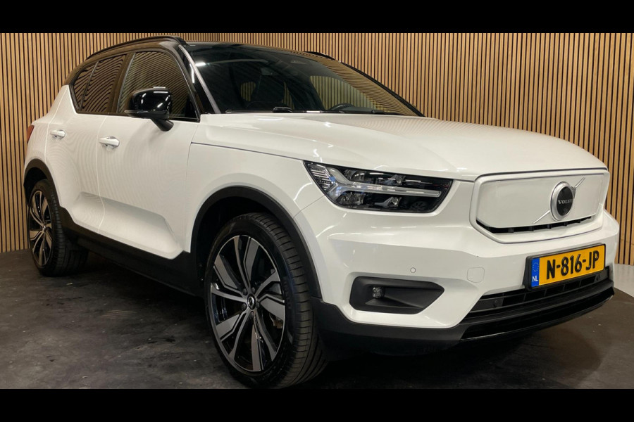 Volvo XC40 Recharge P8 AWD R-Design|90% SOH|PANO|MEMORY|1/2 LEDER|ELEK.INTR+A-KLEP|ACC|STOEL+STUURVERW|360 CAMERA|CARPLAY/ANDROID|
